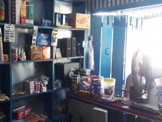 Law and order under Q-Mark : Thieves looted shop in Airport area, Agartala